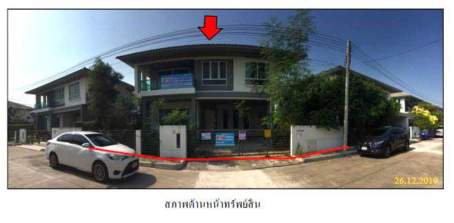 บ้านเดี่ยวหลุดจำนอง ธ.ธนาคารกรุงไทย ปทุมธานี เมืองปทุมธานี บางคูวัด