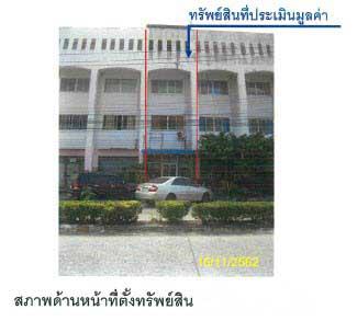 ตึกแถวหลุดจำนอง ธ.ธนาคารกรุงไทย ปทุมธานี คลองหลวง คลองสี่