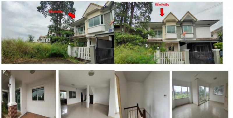บ้านแฝดหลุดจำนอง ธ.ธนาคารกรุงไทย ปทุมธานี เมืองปทุมธานี บ้านใหม่