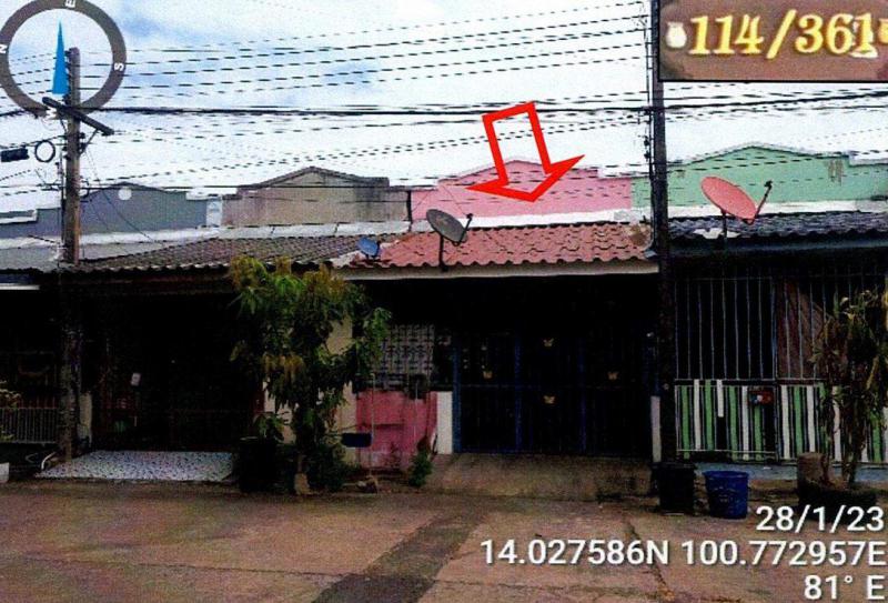 ทาวน์เฮ้าส์หลุดจำนอง ธ.ธนาคารอาคารสงเคราะห์ ปทุมธานี ธัญบุรี ลำผักกูด(คลองฝั่งใต้)