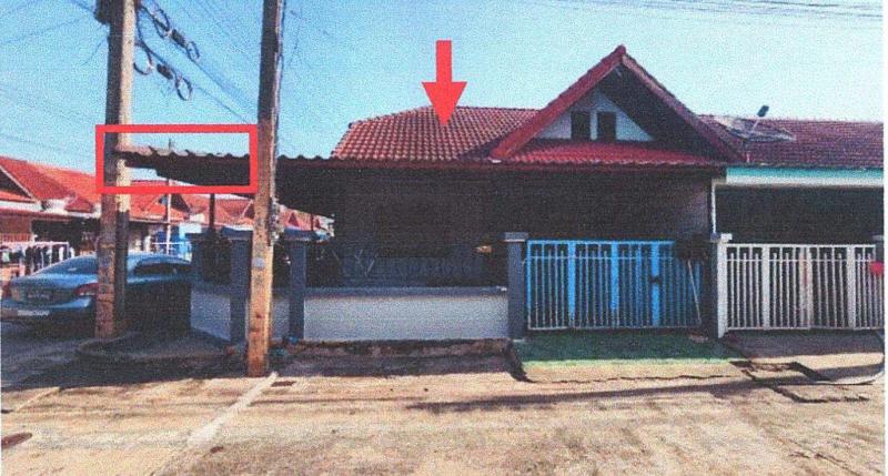 ทาวน์เฮ้าส์หลุดจำนอง ธ.ธนาคารอาคารสงเคราะห์ ปทุมธานี ลาดหลุมแก้ว หน้าไม้