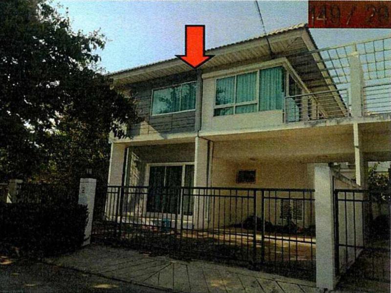 บ้านแฝดหลุดจำนอง ธ.ธนาคารอาคารสงเคราะห์ ปทุมธานี เมืองปทุมธานี บ้านกลาง